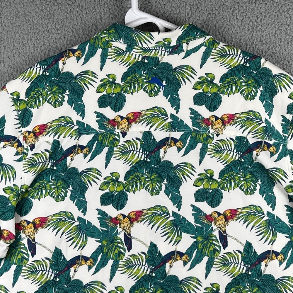 Tommy Bahama Island Zone Hawaiian Shirt Mens XL Parrot Bird Allover Print 37.5 - Picture 5 of 11
